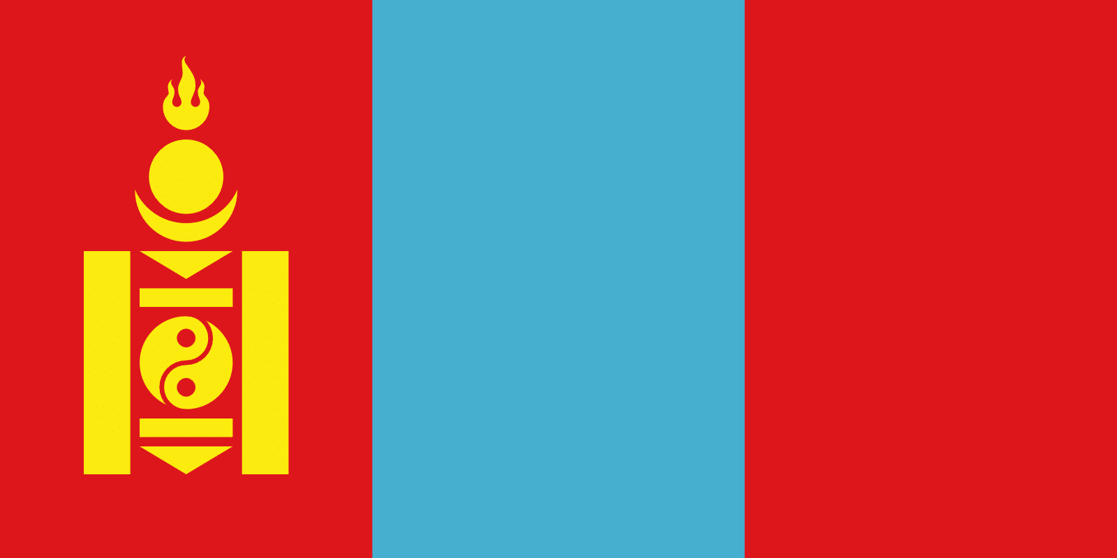 Mongolische Flagge