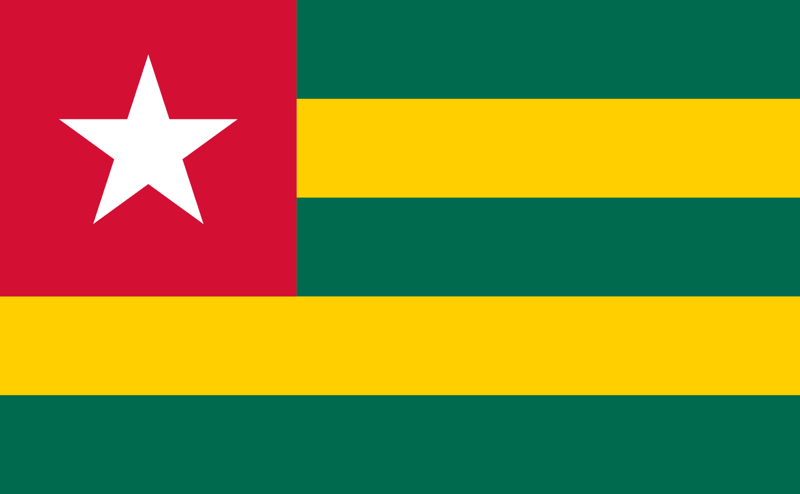 Togolesiska flaggan