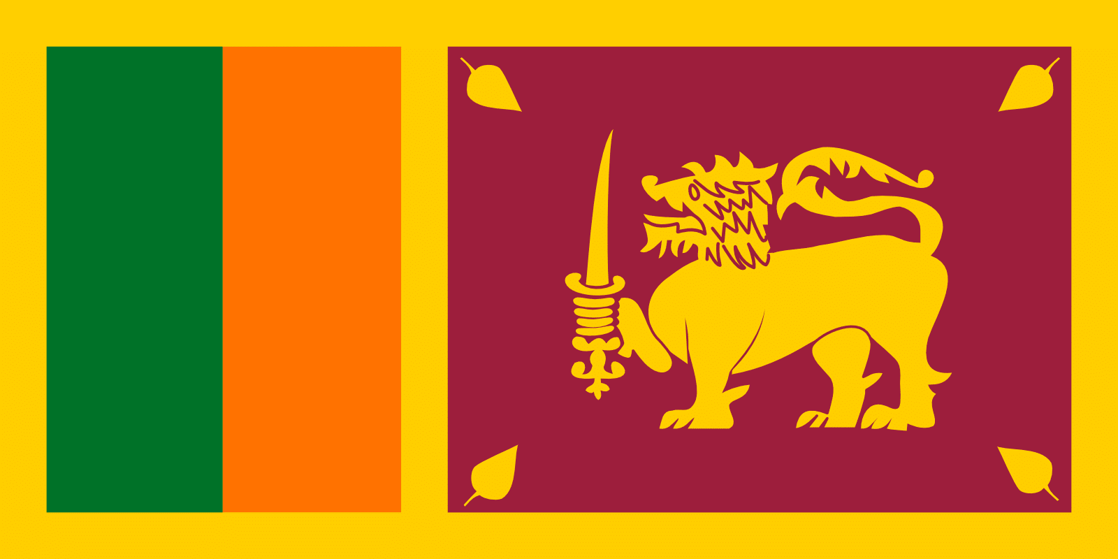 Sri Lankische Flagge