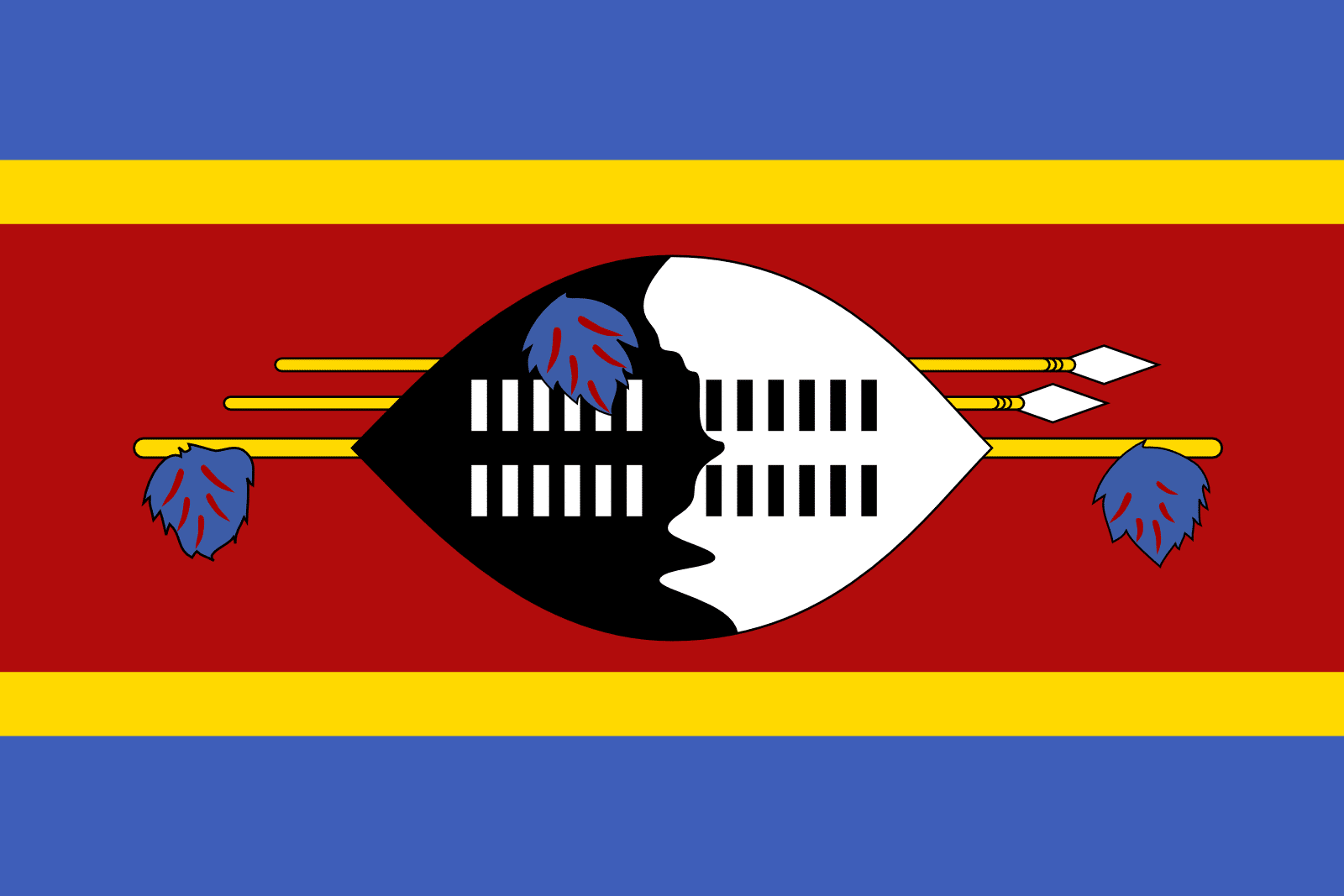 Swaziska flaggan