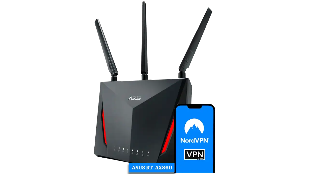 ASUS RT-AX86U the best router for nordvpn