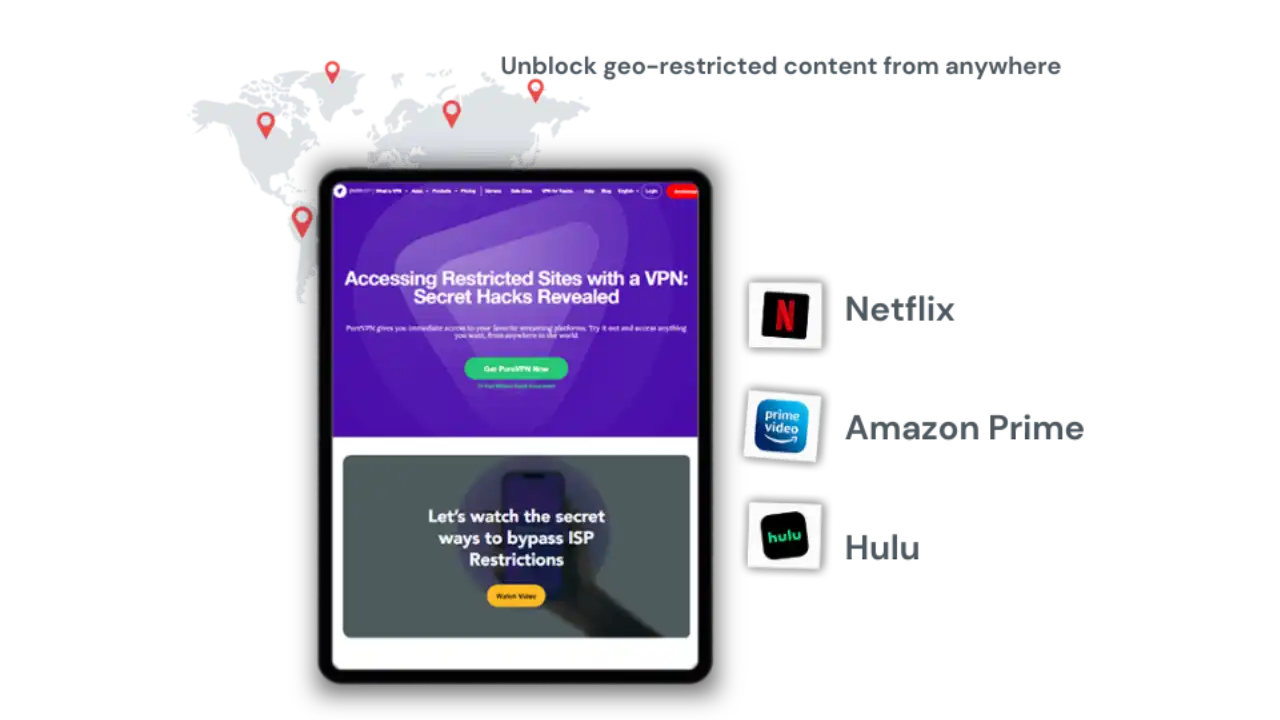 Access Geo-restricted Content with PureVPN