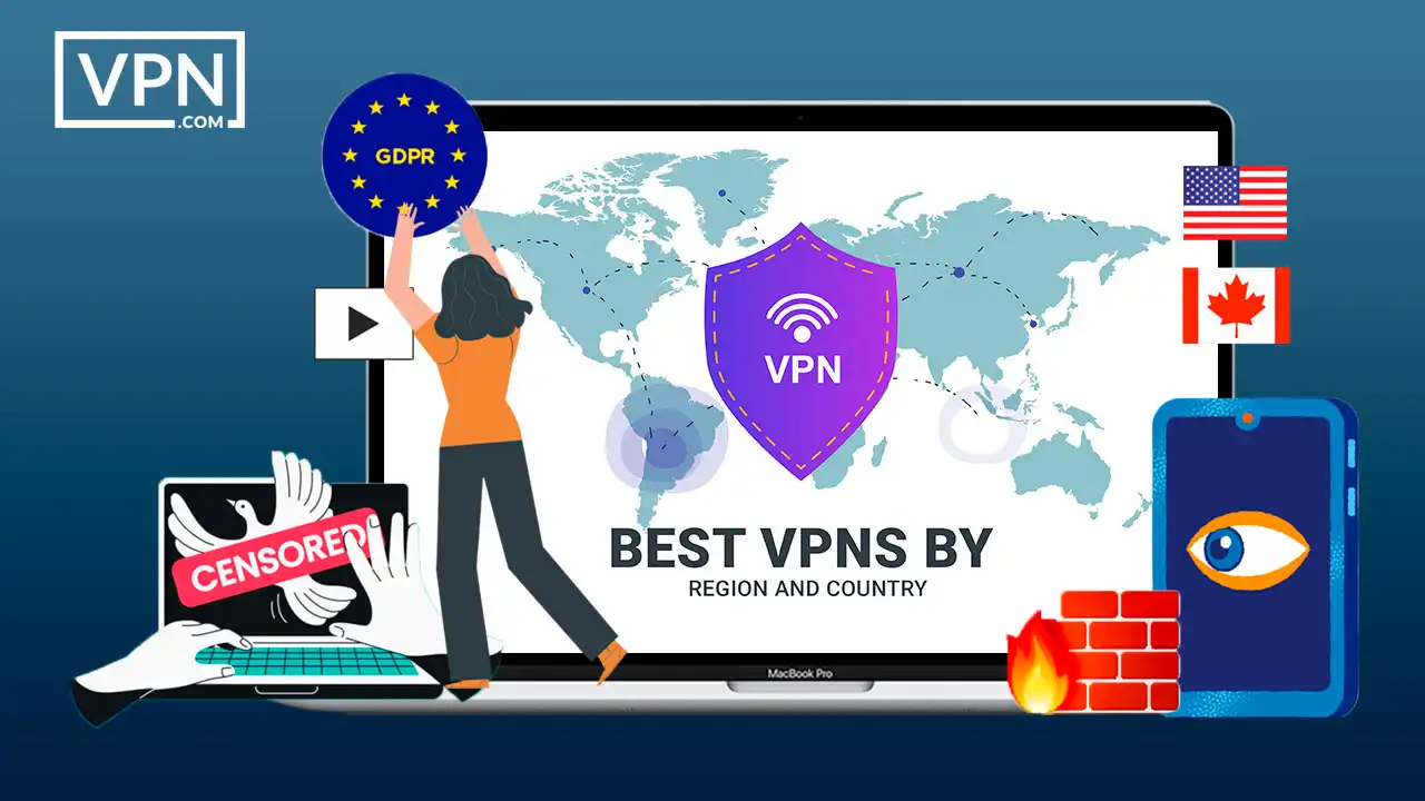 Best VPNs by region and country for privacy and access