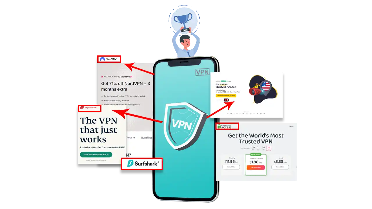 Comparison of popular VPN providers for how to setup a VPN