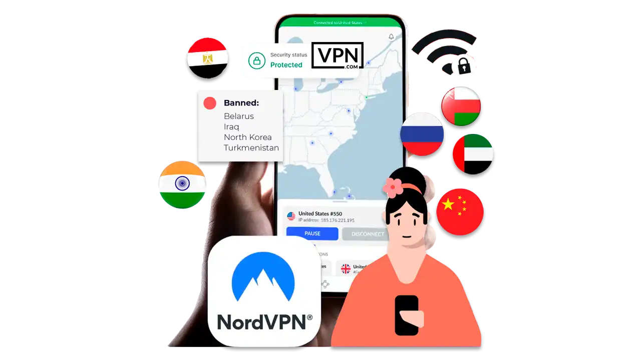 Countries which have restricted NordVPN