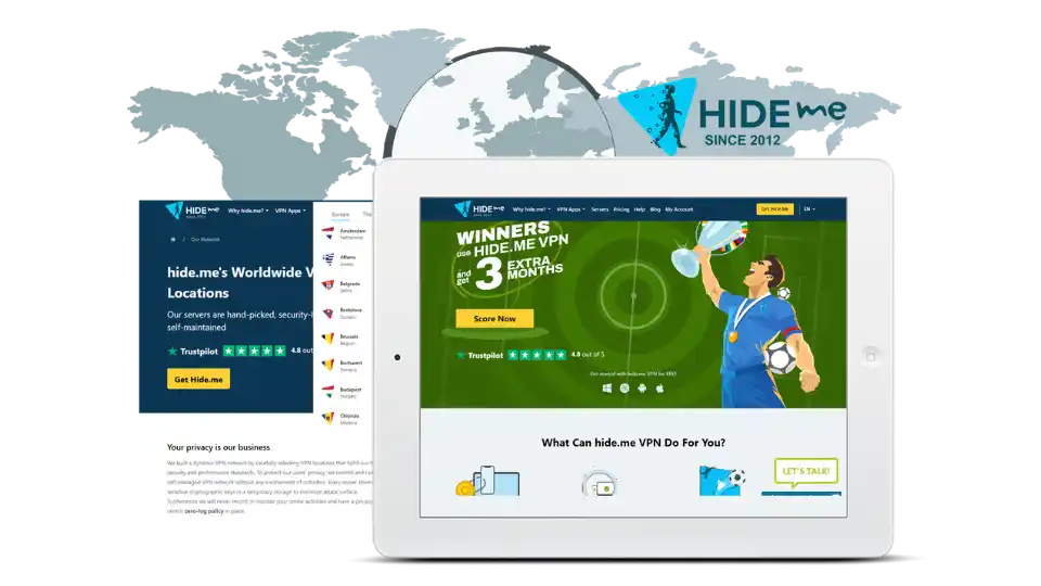 Distribution of Hide.me VPN Users