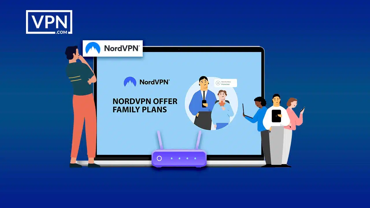 NordVPN family plan options within subscription plans