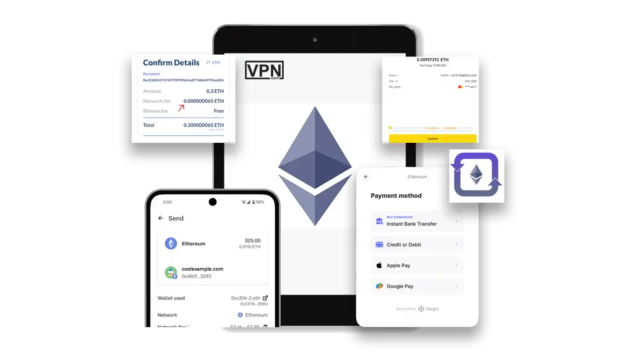 Drawbacks of using Ethereum as a payment method for VPNs