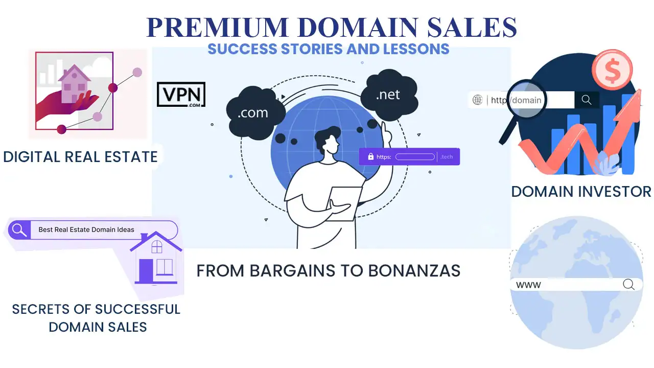 a man holding a paper showing as Success Stories and Lessons from Premium Domain Sales