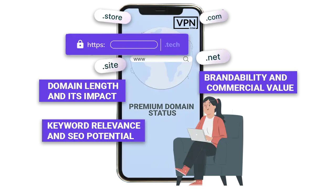 Factors influencing premium domains classification