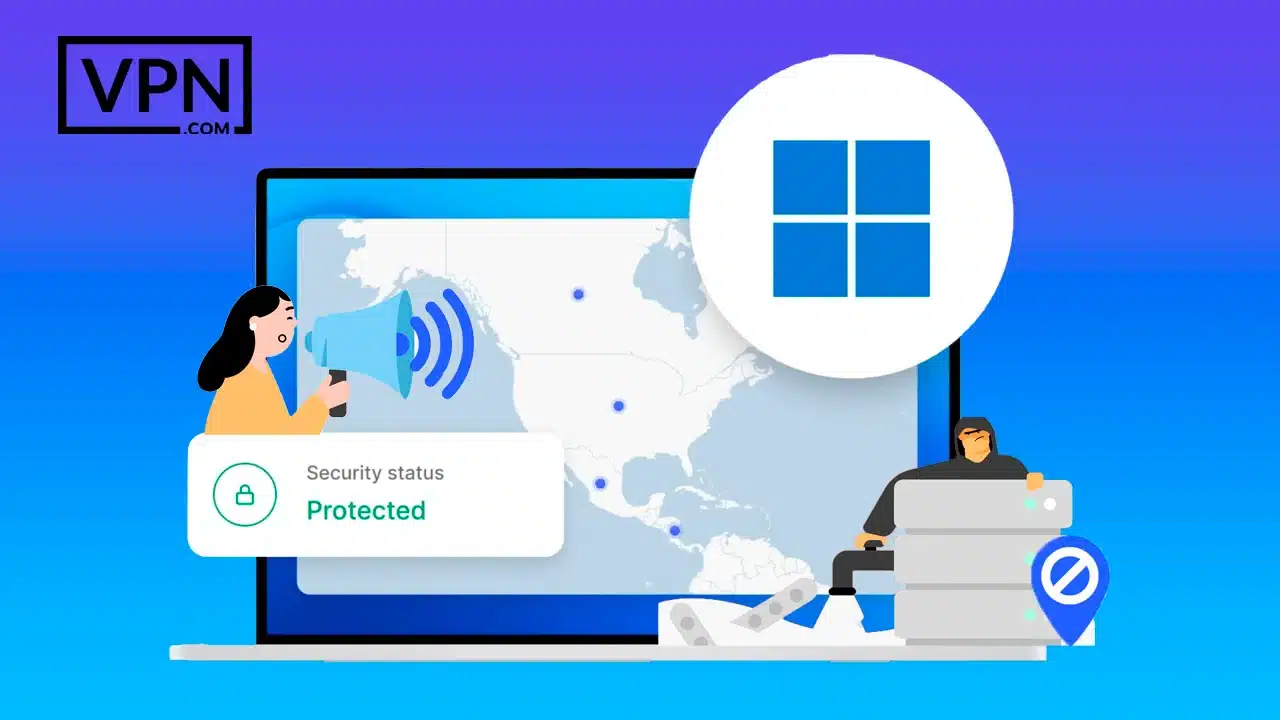 NordVPN for Windows security status protected