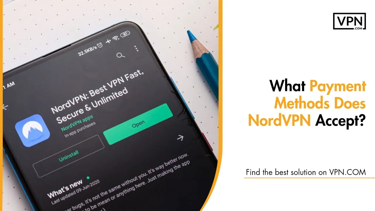 NordVPN payment methods that are accepted