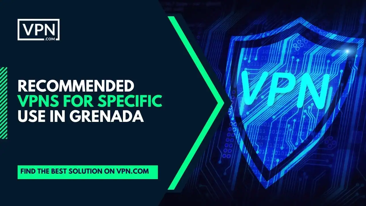 Recommended VPNs For Specific Use In Grenada Recommended VPNs For Specific Use In Grenada and the side icon shows the VPN animation