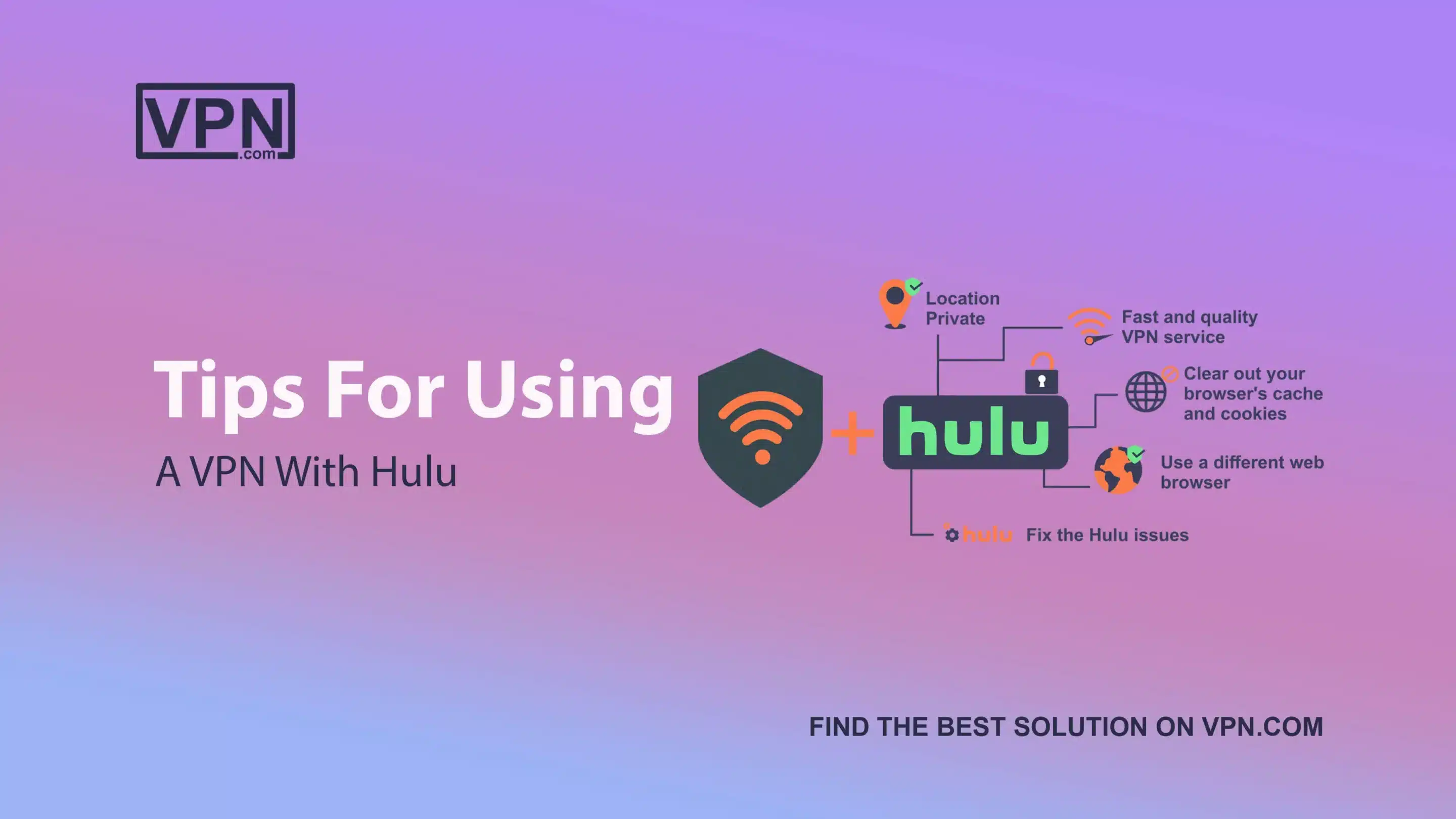 Tips For Using A VPN With Hulu