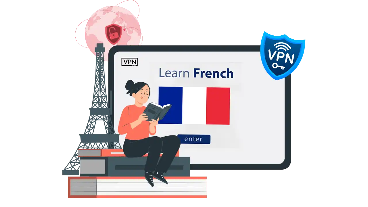 VPN services with French language support