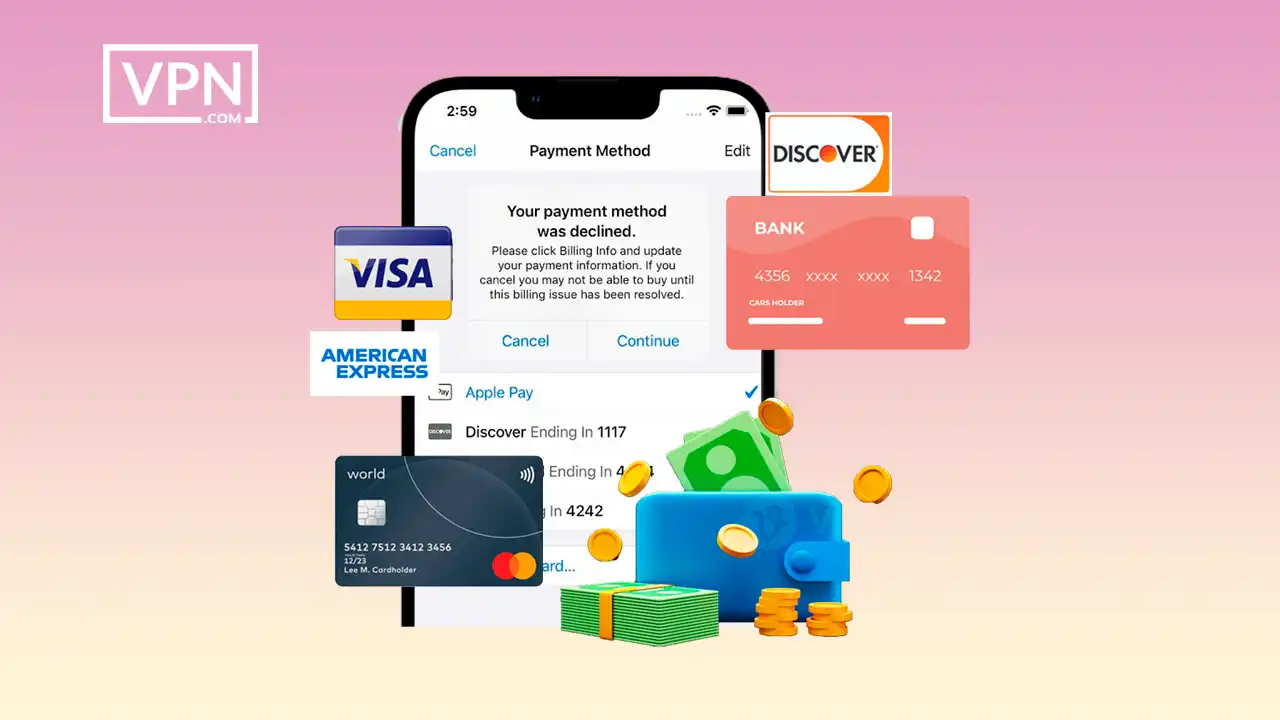 Available vpn payment methods and secure options